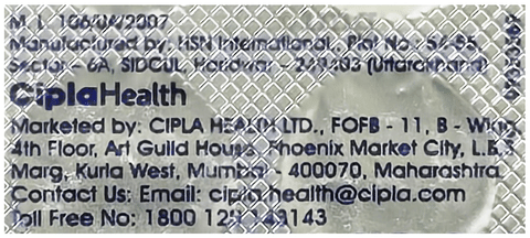 पैरासिप 500 टैबलेट image