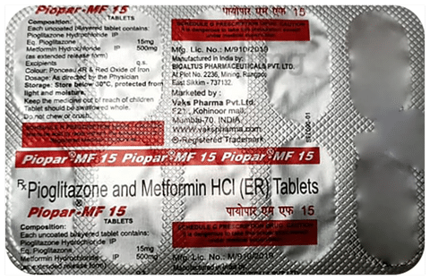 Piopar-MF 15 Tablet ER