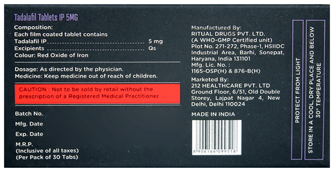 SehatUP Tadalafil 5MG Tablet