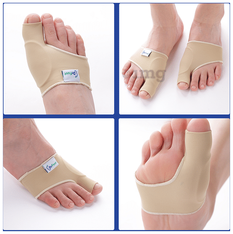 Dr Foot Bunion Corrector With Toe Separator Small Beige: Buy box of 2.0  units at best price in India
