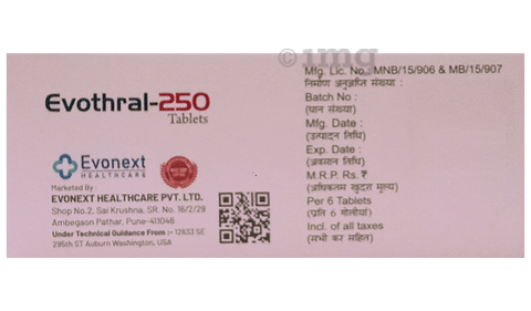 Evothral 250 Tablet image