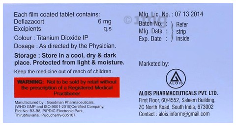 Aloicort 6 Tablet