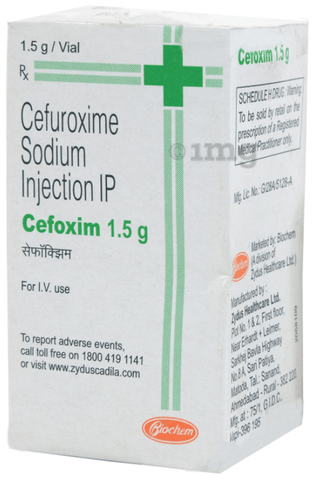 Cefoxim 1.5gm Injection image