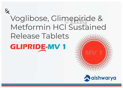 Glipride-MV 1 Tablet SR image Glipride-MV 1 Tablet SR image