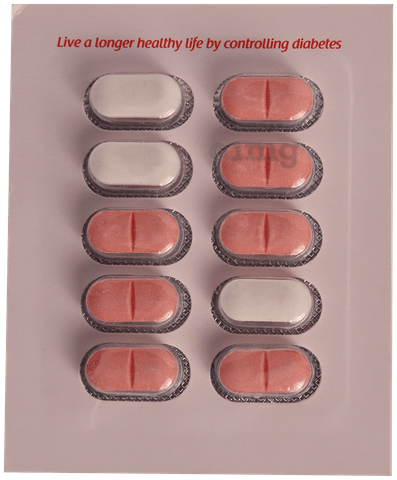 Glimipack M 1mg/500mg Tablet