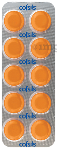 Cofsils Lozenges for Quick Relief from Sore Throat Orange