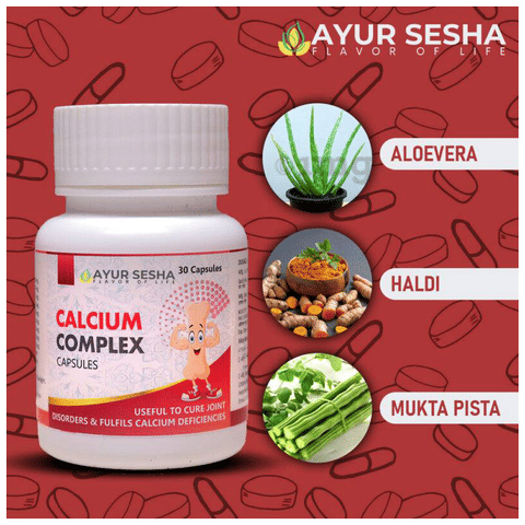 Ayur Sesha Calcium Complex Capsule image