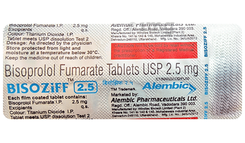 Bisoziff 2.5mg Tablet image