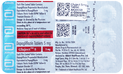 Gluject 5mg Tablet image Gluject 5mg Tablet image