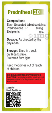 Predniheal 20 Tablet image Predniheal 20 Tablet image