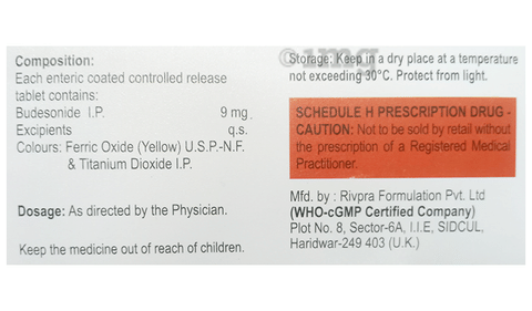 Budealfa 9mg Tablet CR image