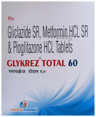 Glykrez Total 60 Tablet SR image Glykrez Total 60 Tablet SR image