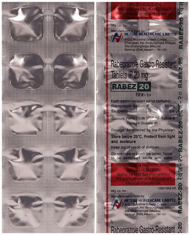 Rabez 20mg Tablet image Rabez 20mg Tablet image