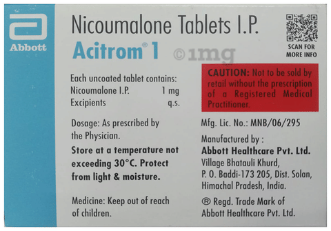 Acitrom 1 Tablet image