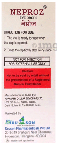 Neproz Eye Drop (BAK Free)