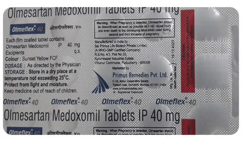 Olmeflex 40 Tablet image Olmeflex 40 Tablet image