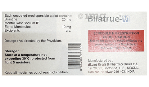 Bilatrue-M Tablet DT image