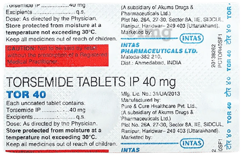 TOR 40mg Tablet image