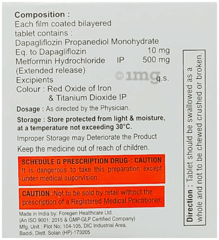 Dapakem M Tablet ER image