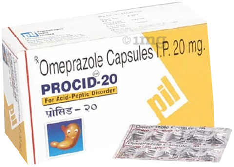 प्रोसिड 20mg टैबलेट image प्रोसिड 20mg टैबलेट image