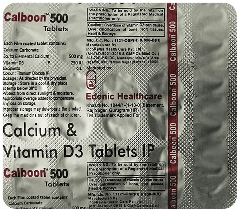 Calboon 500 Tablet image Calboon 500 Tablet image