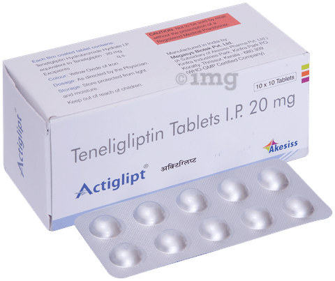 Actiglipt 20mg Tablet image
