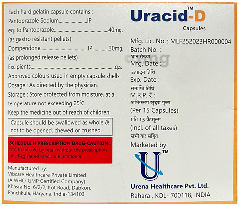 Uracid-D Capsule PR image Uracid-D Capsule PR image