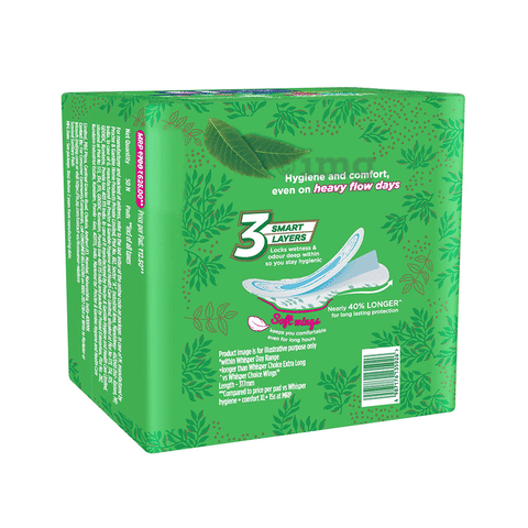 Combo Pack of Whisper Ultra Clean with Herbal Oil Sanitary Pads XL+ (50  Each) & Whisper Bindazzz Nights Pads XXXL (20 Each): Buy combo pack of 2.0  Packs at best price in India