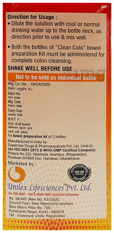 Clean Colo Bowel Preparation Kit Mango