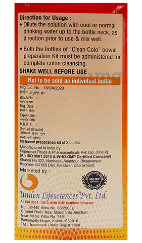 Clean Colo Bowel Preparation Kit Mango image Clean Colo Bowel Preparation Kit Mango image