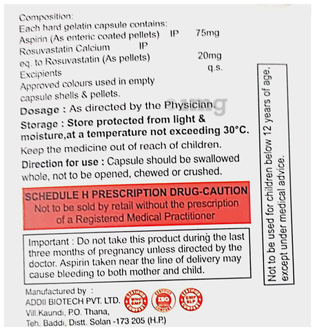 Cdstat-A 20 Capsule image