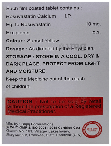 Rosiynx 10 Tablet image Rosiynx 10 Tablet image