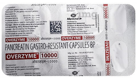 Overzyme 10000 Capsule image Overzyme 10000 Capsule image
