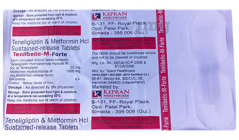 Tenlibetic-M Forte Tablet SR image