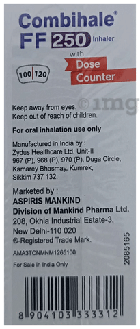 Combihale FF CFC Free 250 Inhaler