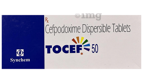 Tocef 50 Tablet DT image