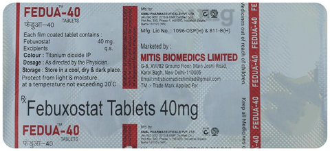 Fedua 40mg Tablet image Fedua 40mg Tablet image
