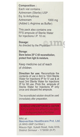 Aziveri 1gm Injection image