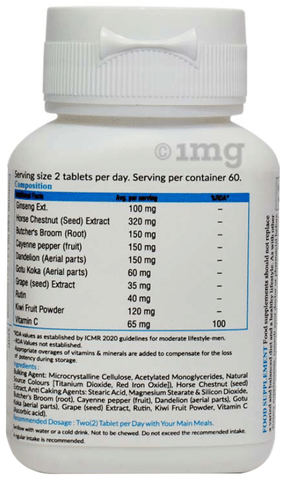 Naturebasics Varicose Tablet image