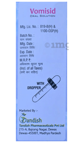 Vomisid Oral Solution image