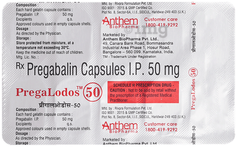 Pregalodos 50mg Capsule image