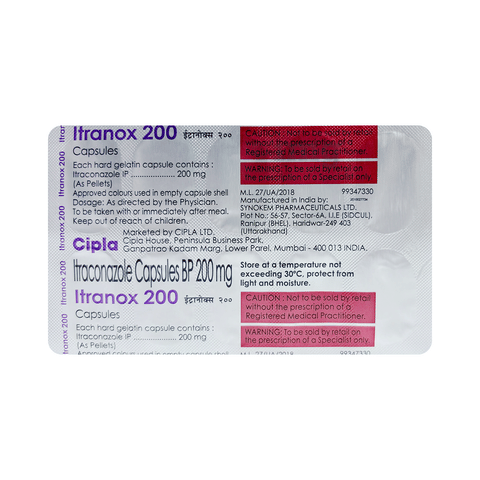 Itranox 200 Capsule image Itranox 200 Capsule image