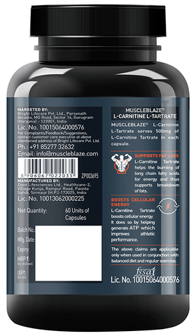 muscleblaze l-carnitine l-tartrate Buy 100% Authentic Let’s talk about one of