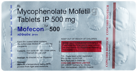 Mofecon 500 Tablet image
