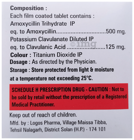 Lacticlav 625 Tablet image Lacticlav 625 Tablet image