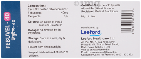 Febuvel 40mg Tablet