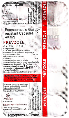 Prevzole Capsule image