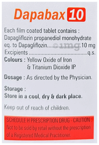 Dapabax 10 Tablet image Dapabax 10 Tablet image