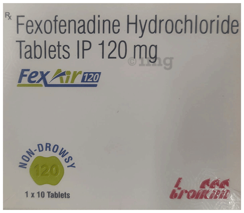 Fexair 120mg Tablet image Fexair 120mg Tablet image