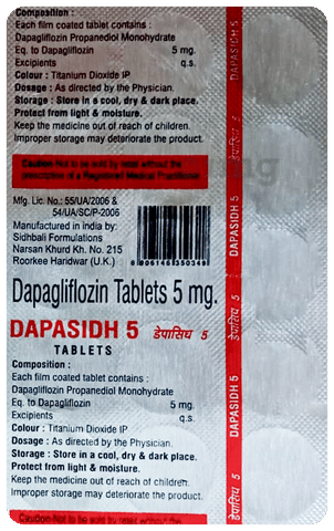 Dapasidh 5 Tablet image